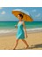 Spf 100+ Uv Korumalı Sahra (Güneş / Yağmur) Şemsiye 5