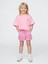 Kız Bebek Pembe Ultrasoft Denim Şort 1