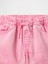 Kız Bebek Pembe Ultrasoft Denim Şort 2