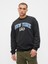 Erkek Siyah Gap Logo Grafikli Relaxed Fleece Sweatshirt 1