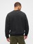 Erkek Siyah Gap Logo Grafikli Relaxed Fleece Sweatshirt 4