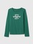 Kız Çocuk Yeşil Grafikli T-Shirt 1