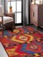 Vitage Mavi Eskitme Model Dokuma Taban Kilim 2