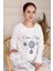 Etnik Desenli Uzun Kol Pijama Takımı 4
