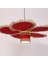 Mylamp Papatya Kadife Kumaş Avize 90 cm 3