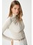 Kadın Moon Büzgülü Açık Bej Sandy Bluz 7