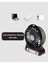 USB Girişli Taşınabilir Masaüstü Mini Fan – 3 Kademeli Hız, Şarjlı, Işıklı, Sessiz Çalışma 2