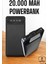 20.000 Mah LED Işıklı LCD Ekran USB Girişli Type-C Lightning Powerbank 1
