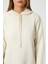 Kadın Fusion Kapüşonlu Krem Uzun Triko Elbise 5