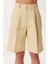 Cepli Bermuda Dokuma Şort LFK0015 Açık Sarı 3