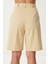 Cepli Bermuda Dokuma Şort LFK0015 Açık Sarı 5