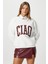 Kadın Ciao Nakışlı Içi Polarlı Leopar Ekru Oversize Seeatshirt 2