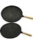 Çift Taraflı Döküm Granit Bazlama - Gözleme Tavası 36CM (5047) 1