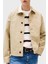 Logolu Pamuk Karışımlı Boxy Fit Ceket Erkek Ceket DM0DM21666 Rbv 1