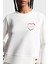 Pamuklu Regular Fit Bisiklet Yaka Düğme Detaylı Sweat Bayan Sweat EW001361 AF10002 U0006 4