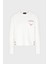 Pamuklu Regular Fit Bisiklet Yaka Düğme Detaylı Sweat Bayan Sweat EW001361 AF10002 U0006 5