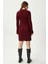 Kadın Laila Bordo Örgü Elbise 6