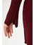 Kadın Laila Bordo Örgü Elbise 7