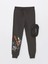 Lcw Kids Antrasit Beli Lastikli Baskılı Erkek Çocuk Jogger Eşofman Altı 1