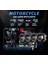 Motosiklet 4 LED Lazer Sis Farı Delici Beyaz Sarı Çift Renk Metal Baykuş LED Işık 5