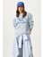Kadın Dress Nakışlı Mavi Sweatshirt 6
