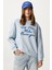 Kadın Dress Nakışlı Mavi Sweatshirt 7