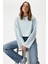 Kadın Vegas Mavi Şardonlu Crop Sweatshirt 1