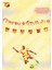 Sarı Kırmızı Taraftar Happy Birthday Kaligrafi ve Banner Set 1