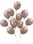 Mocha Kahve Metalik Balon 100 Adet 13 Inç 33 cm 1