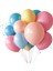 Karışık Renkli Soft Balon 100 Adet 13 Inç 33 cm 1
