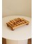 Risus Top Ayaklı 17X25 cm Ahşap Dikdörtgen Pasta Sunum Servis Tabağı 2