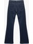 Pamuklu Yüksek Bel Dar Kalıp Ispanyol Paça Jean Pantolon - Flare Jeans 2