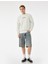 Uzun Kollu Nakışlı Bisiklet Yaka Sweatshirt 1