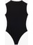 Slim Fit Kolsuz Bisiklet Yaka Bodysuit 4