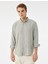 Düğmeli Yaka Pamuklu Regular Fit Uzun Kollu Gömlek 2