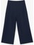 Normal Bel Bilek Boy Culotte Fit Geniş Paça Kumaş Pantolon 2