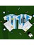Arjantin Milli Takım Messi Çocuk Beyaz Şortlu T-Shirt Halı Saha Forması 4