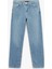 Pamuklu Normal Bel Cep Detaylı Vintage Straight Fit Jean Pantolon 1