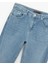 Pamuklu Normal Bel Cep Detaylı Vintage Straight Fit Jean Pantolon 3