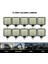 10 Adet 16 LED Off Road Iş Makinesi Kamyon Traktör Projektör Çalışma ve Sis Lambası 48 Watt 12V 1