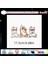 Cool Kedi Takımı Araba Stickerı – 3’lü Komik ve Havalı Kediler, Su Geçirmez Vinil 18X7 cm 1