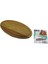 Akasya Oval Ahşap Servis Sunum Tepsi - Tahtası Mini Tepsi 25 x 14 x 1.4cm (5047) 1