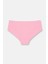 3'lü Paket Yüksek Bel Slip Külot - Ekru - Vizon - Pembe L 6