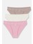 3 Lü Dantel Koton Slip Külot 1