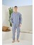 Gaffur Boy Çizgili Poplin Kumaş Pijama Takımı 1