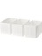 Skubb Kutu Seti 31 x 55 x 33 cm Beyaz Kumaş Fermuarlı Gardırop ve Raf Düzenleyici 1