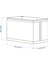Skubb Kutu Seti 31 x 55 x 33 cm Beyaz Kumaş Fermuarlı Gardırop ve Raf Düzenleyici 2