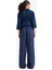 Wide Leg Çift Cepli Beli Lastikli Standart Boy Keten Karışımlı Pantolon E1981AX25SM 8