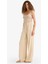 Wide Leg Çift Cepli Beli Lastikli Standart Boy Keten Karışımlı Pantolon E1994AX25SM 3