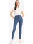 Jegging Yüksek Bel Bilek Boy Dar Paça Basic Düz Jean Pantolon B7498AX25SP 1